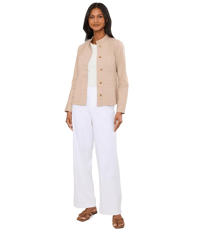 NIC+ZOE 31" Lenox Wide Leg Stretch Linen Pants - Image 2