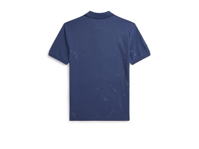 Polo Ralph Lauren Kids Big Pony Paint-Print Mesh Polo Shirt (Big Kid) - Image 2