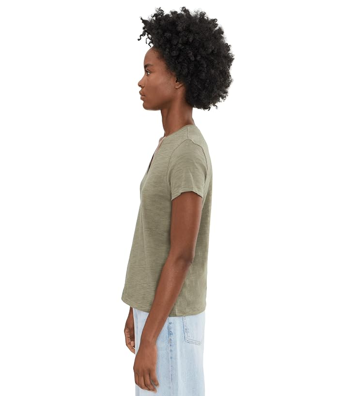 Lilla P Short Sleeve Back Seam V-Neck - Image 3