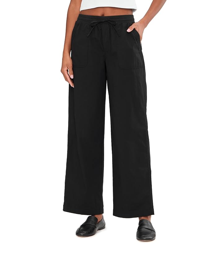 PACT Stretch Poplin Wide Leg Pants