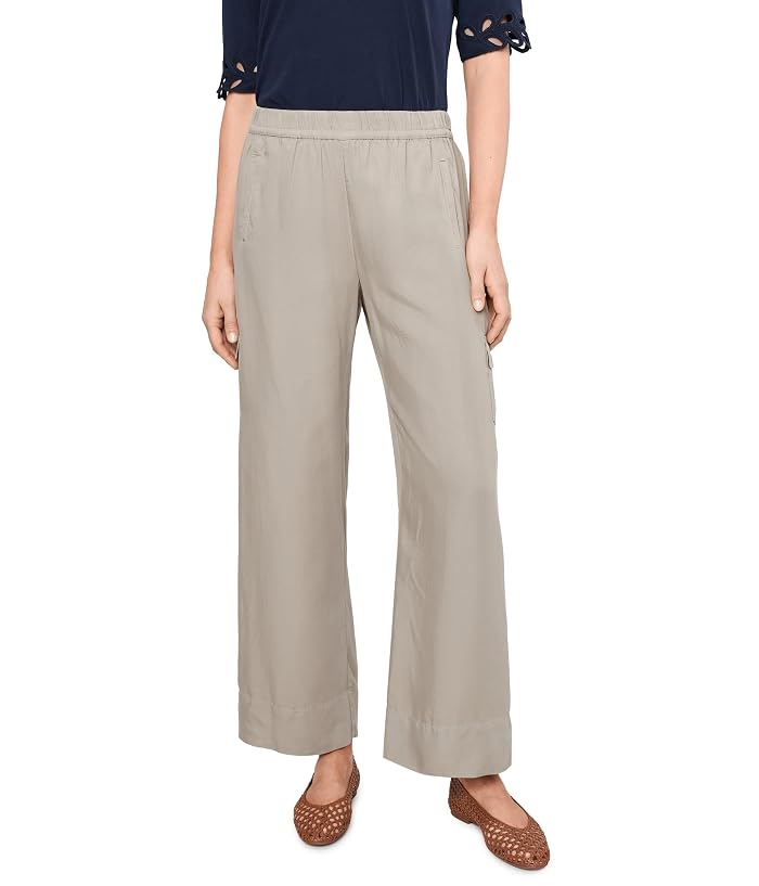 NIC+ZOE Eliot Wide Leg Drapey Cargo Ankle Pants
