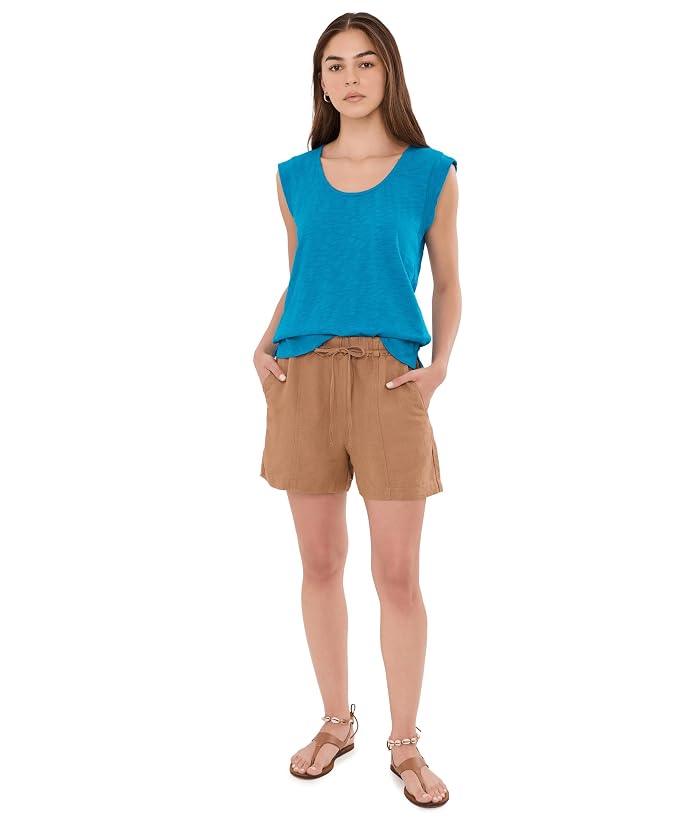 Mod-o-doc Cap Sleeve Scoop Neck Tee - Image 2