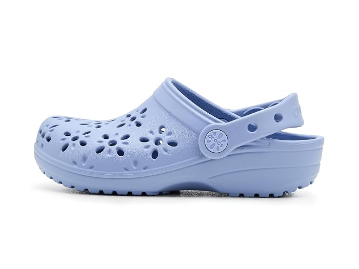 Crocs Kids Classic Clogs with Floral Cut Out Design (Little Kid/Big Kid) - Image 4
