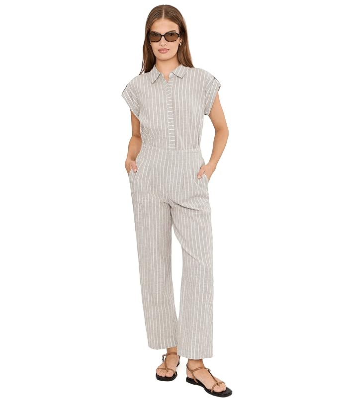 NIC+ZOE Petite Lurex Linen Resort Shirt - Image 2
