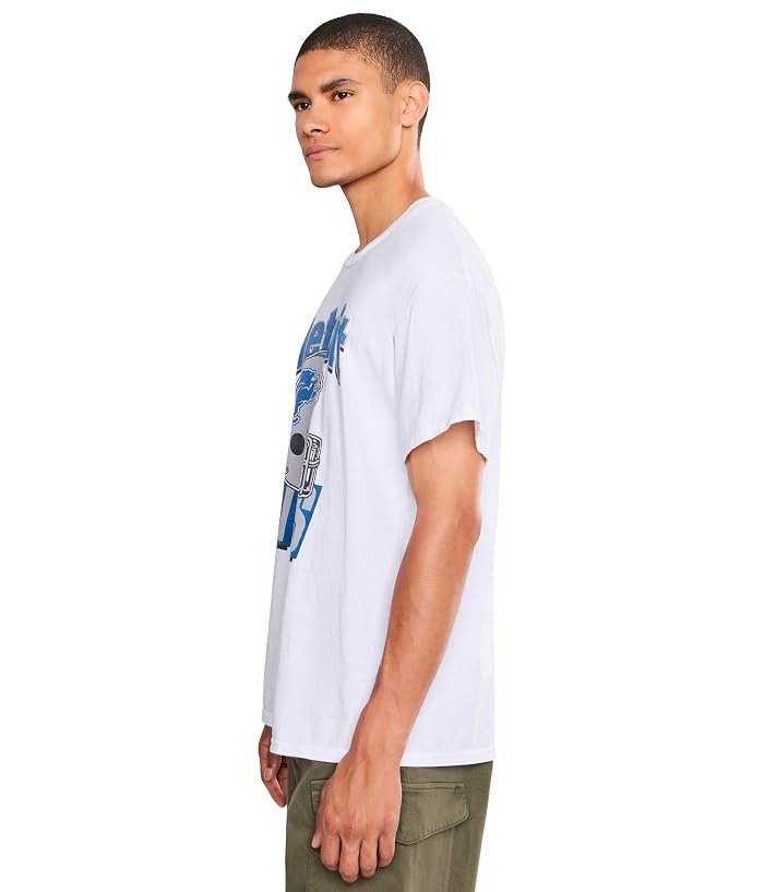 Junk Food Clothing NFL Detroit Lions Throwback Helmet Tee - Image 3