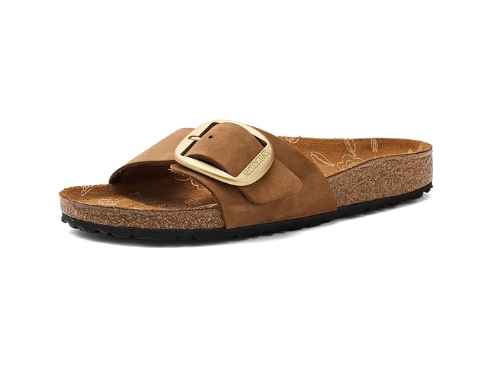 Birkenstock Madrid Big Buckle Printed Footbed - Nubuck