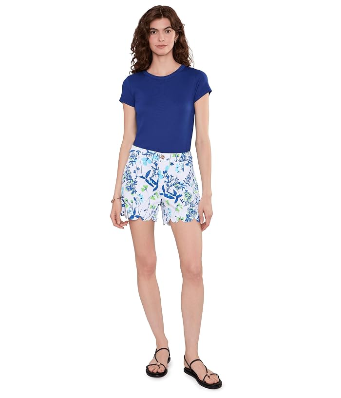 Eileen Fisher Organic Cotton Stretch Rib Crew Neck Tee - Image 2