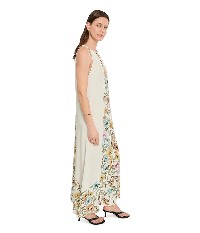 Vince Camuto High Neck Flowy Maxi With Trim - Image 3