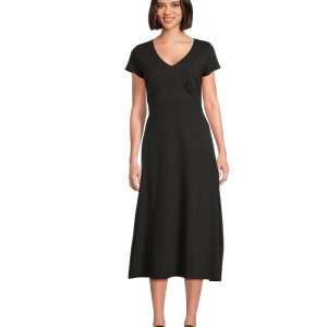 Toad&Co Rose Midi Short Sleeve Dress