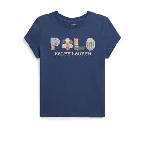 Polo Ralph Lauren Kids Patchwork-logo Cotton Jersey Tee (Toddler/Little Kid)