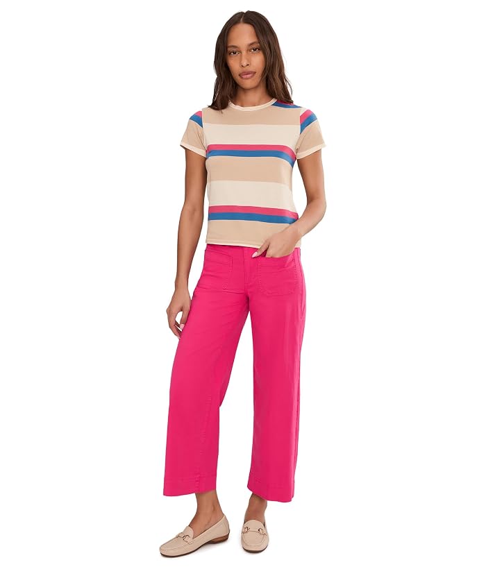 Liverpool Los Angeles 27" Crop Wide Leg Pants with Patch Pockets - Image 2