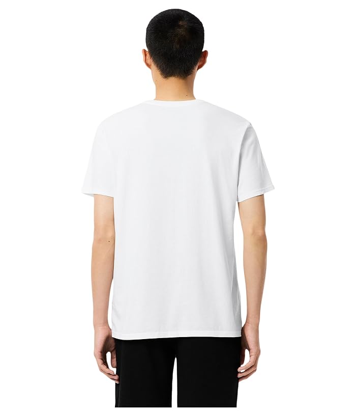 Lacoste 100{c4b802007c7f4a40b7f8f6bf46524c13752c9ce2743d29ab82b33dafed4c092d} Cotton Regular Fit Crew-Neck T-Shirt 3-Pack - Image 3