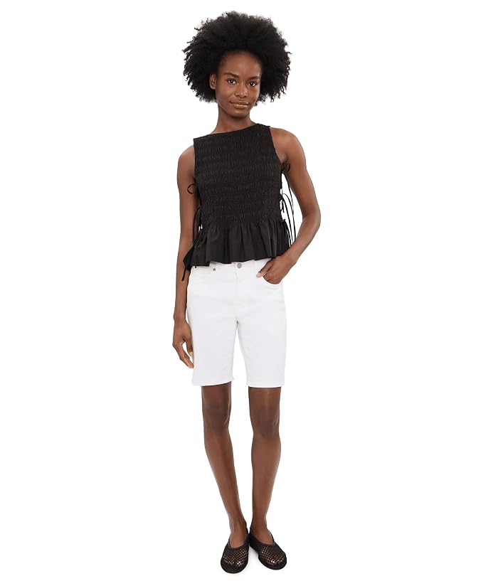 NYDJ Ella Denim Side Slit Shorts - Image 2