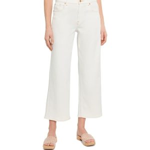 7 For All Mankind Stovepipe Straight Ankle in Sugar
