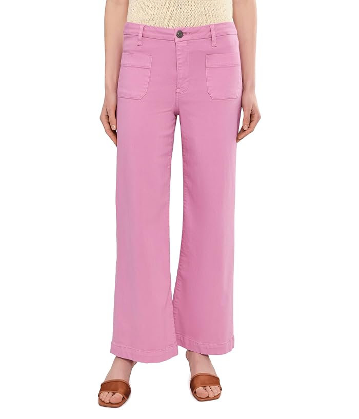 KUT from the Kloth Meg High-Rise Wide Leg with Patch Pockets Reg Hem
