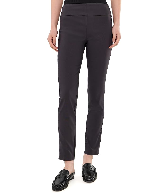 Elliott Lauren Control Stretch Pull-On Ankle Pants with Back Slit detail