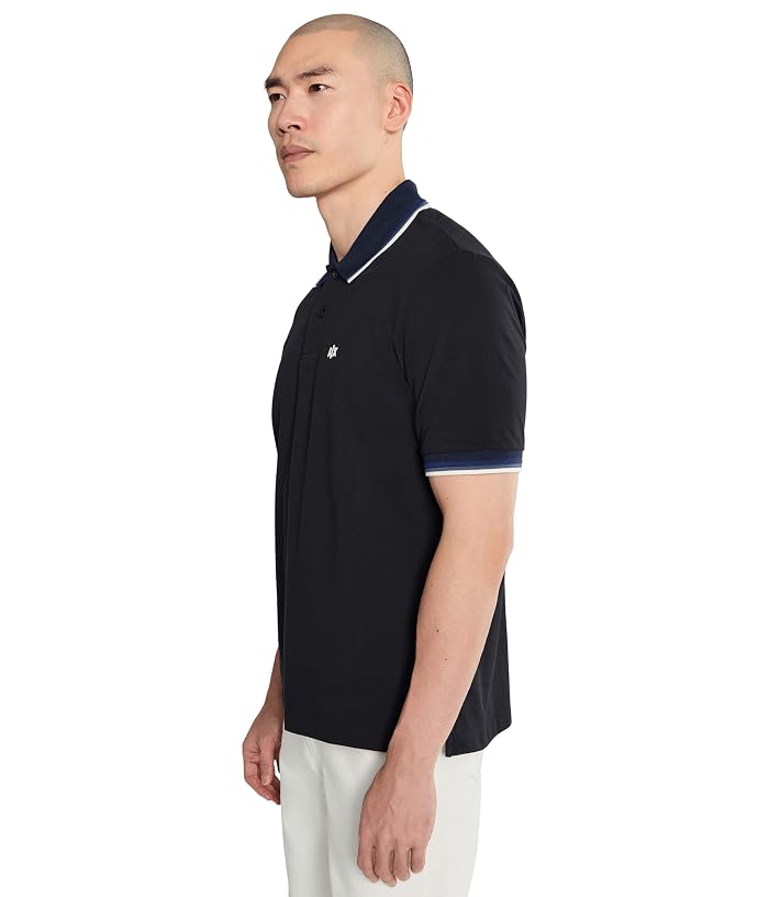 Armani Exchange Cotton Piquet Logo Polo Shirt - Image 3