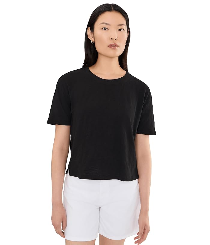 Mod-o-doc Short Sleeve Shrunken Boxy Crew Neck Tee