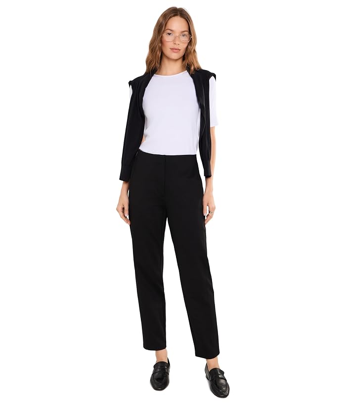 Eileen Fisher Washable Flex Ponte Tapered Ankle Trouser - Image 2