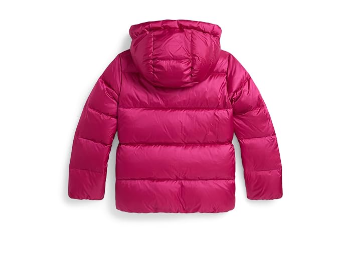 Polo Ralph Lauren Kids Metallic Down Hooded Jacket (Big Kid) - Image 2