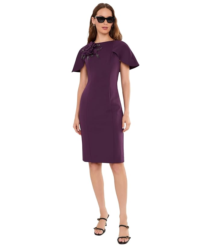 Adrianna Papell Scuba Short Dress - Image 2