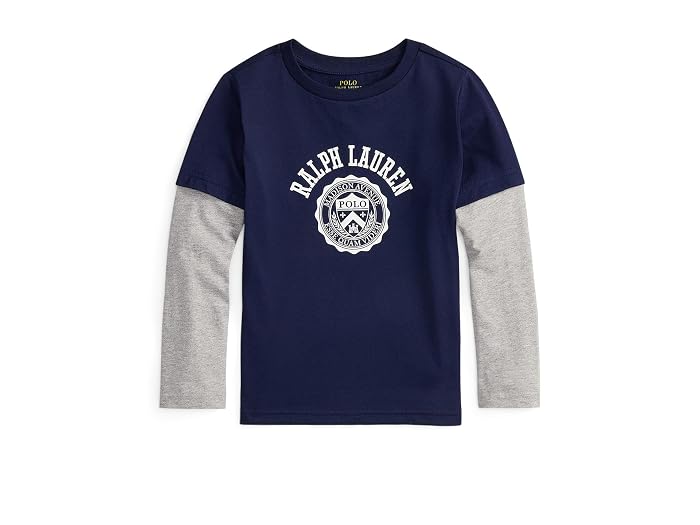 Polo Ralph Lauren Kids Logo Cotton Layered-Effect Tee (Toddler/Little Kid)