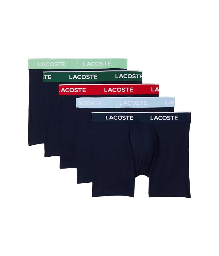 Lacoste 5-Pack Cotton Boxer Briefs - Image 3