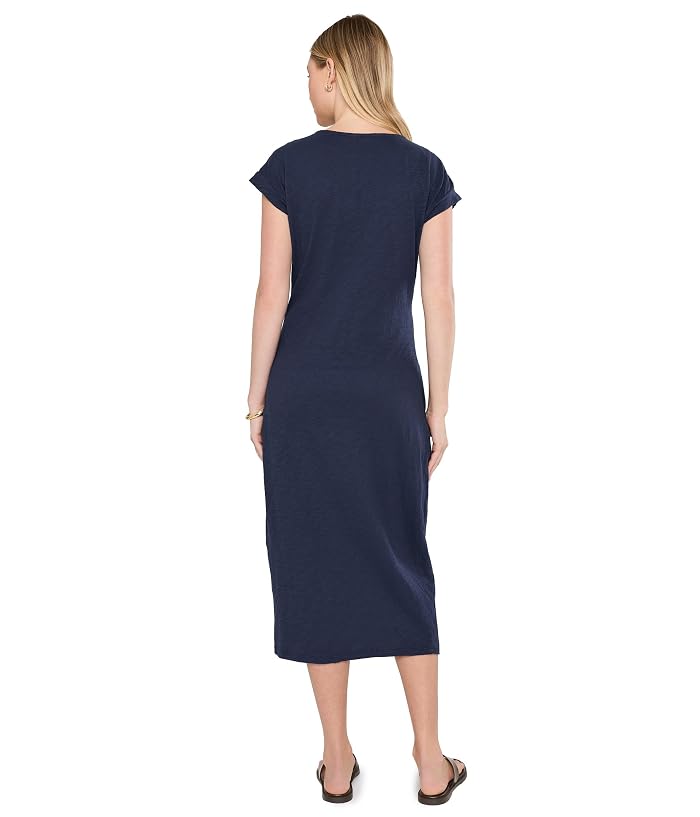 Mod-o-doc Short Dolman Sleeve Column Midi Dress with Side Ruching - Image 4