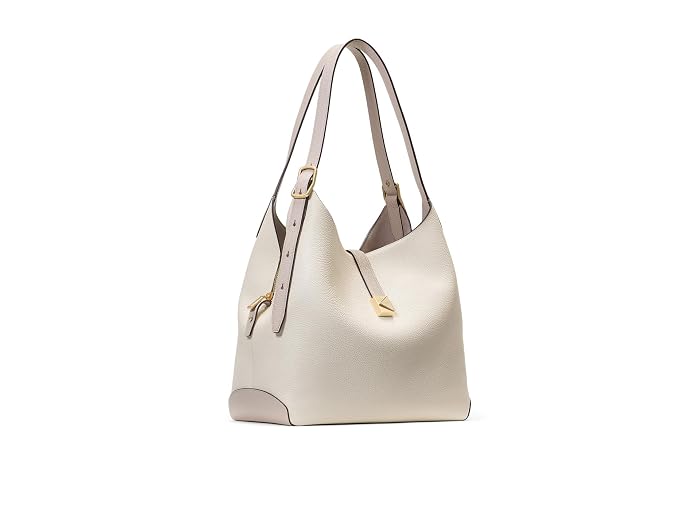 Kate Spade New York Deco Colorblocked Pebbled Leather Large Shoulder Bag