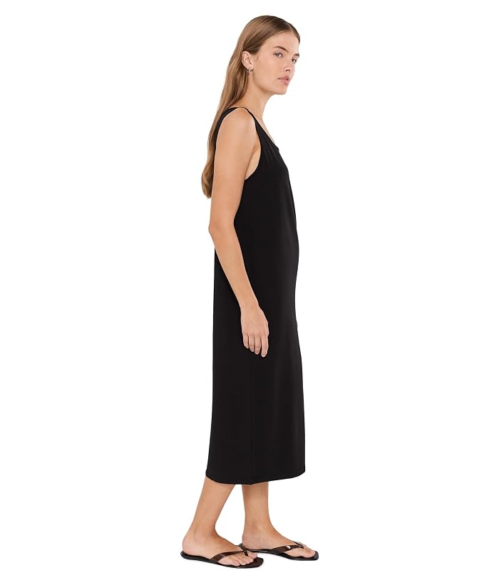 Eileen Fisher Petite Stretch Jersey Knit Scoop Neck Full Length Dress - Image 3