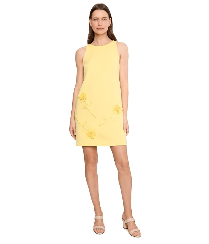 Adrianna Papell Scuba Rosette Shift - Image 2