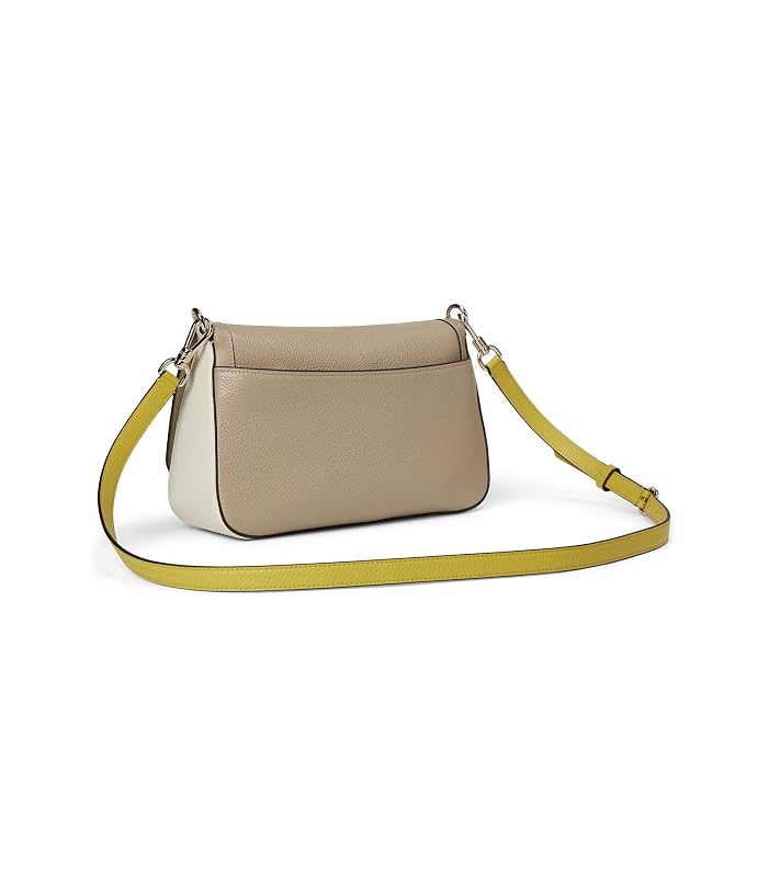 Kate Spade New York Hudson Colorblocked Pebbled Leather Flap Shoulder Bag - Image 2