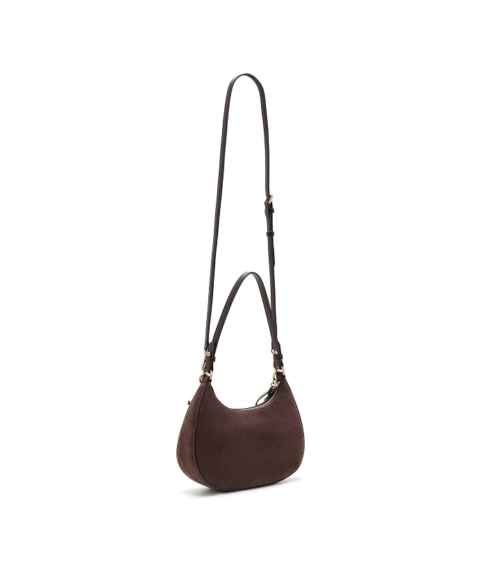 Lauren Ralph Lauren Suede Medium Marcy Zip Shoulder Bag - Image 2