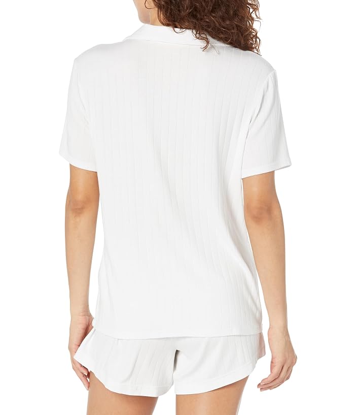 Eberjey Gisele Rib Relaxed Short Pj Set - Image 2