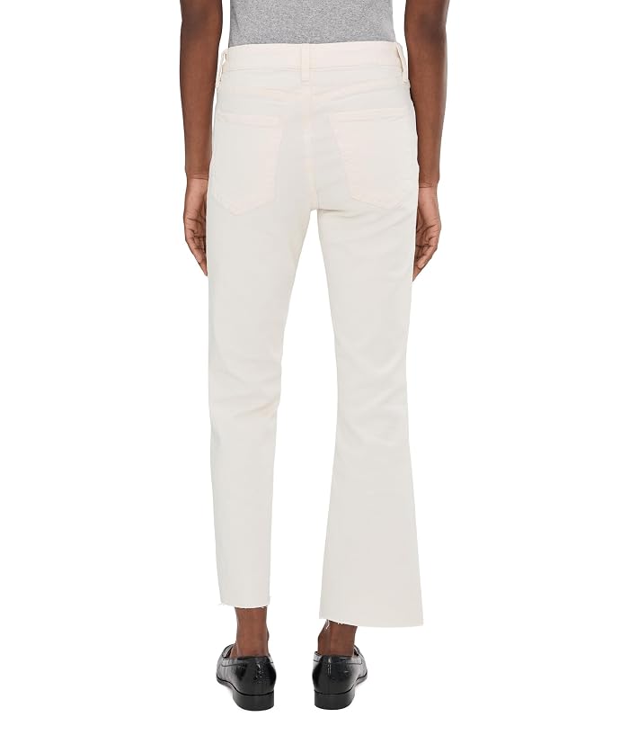 KUT from the Kloth Kelsey High-Rise Ankle Flare with Raw Hem - Image 4