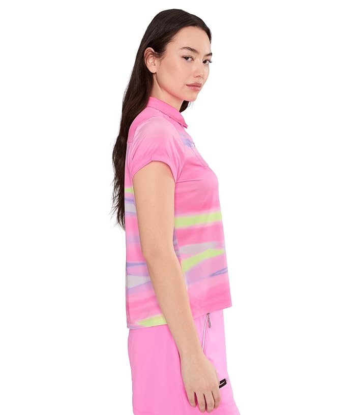 Jamie Sadock Painted Sunset Crossover V-Neck Cap Sleeve - Image 3
