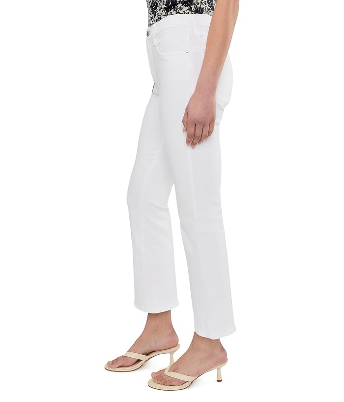Madewell The Stretch Flare Crop Jean in Tile White - Image 3