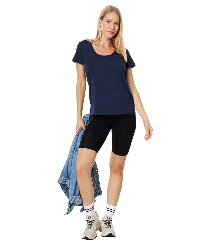 L.L.Bean Soft Stretch Supima Tee Scoop Neck Short Sleeve - Image 4