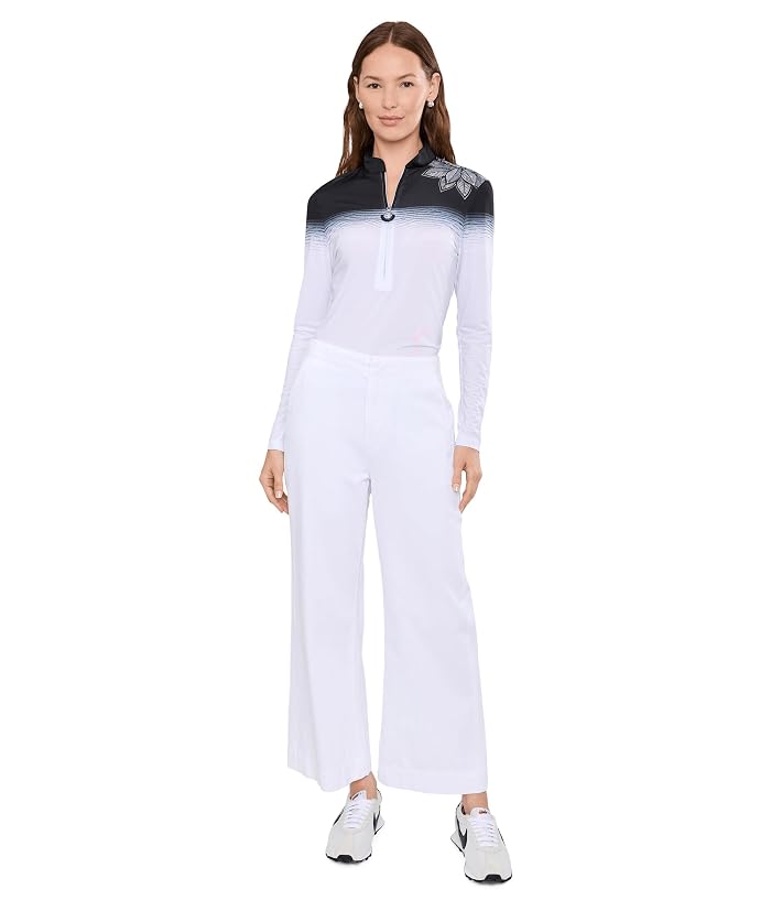 Jamie Sadock Sunsense Petal Long Sleeve Quarter Zip - Image 2