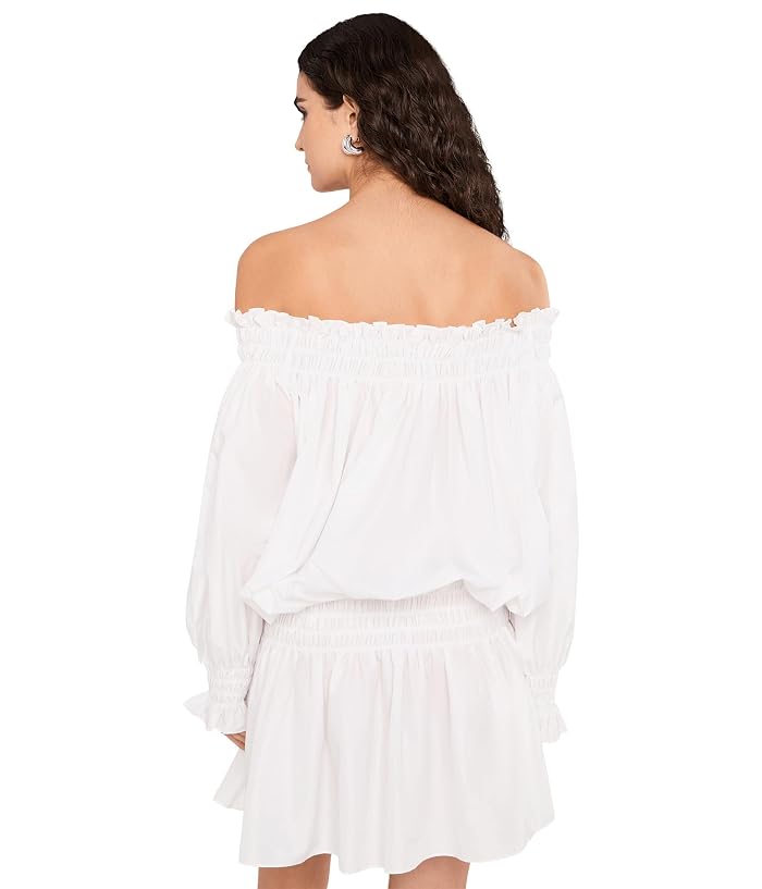 Norma Kamali Long Sleeve Peasant Mini Dress - Image 4
