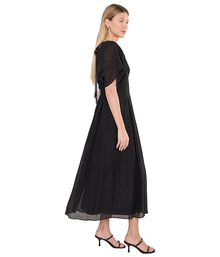 Adrianna Papell Organdy Midi Dress - Image 3