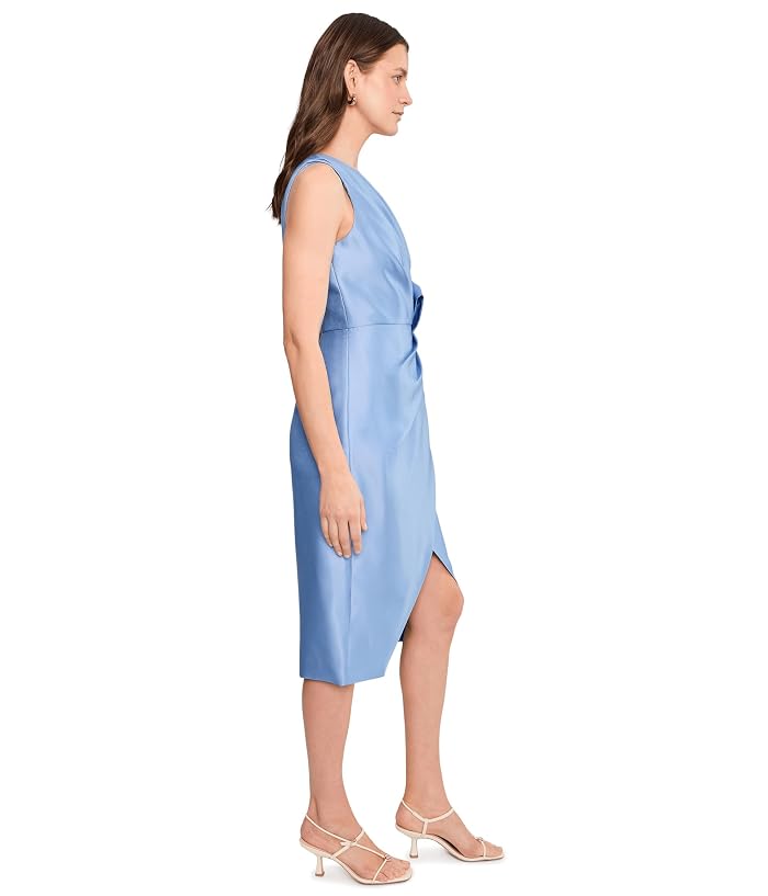 Adrianna Papell Bow Mikado Short Dress - Image 3