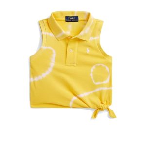 Polo Ralph Lauren Kids Tie-Dye Mesh Boxy Polo Shirt (Toddler/Little Kid)