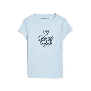 abercrombie kids Sports Club Baby Tee (Big Kids)
