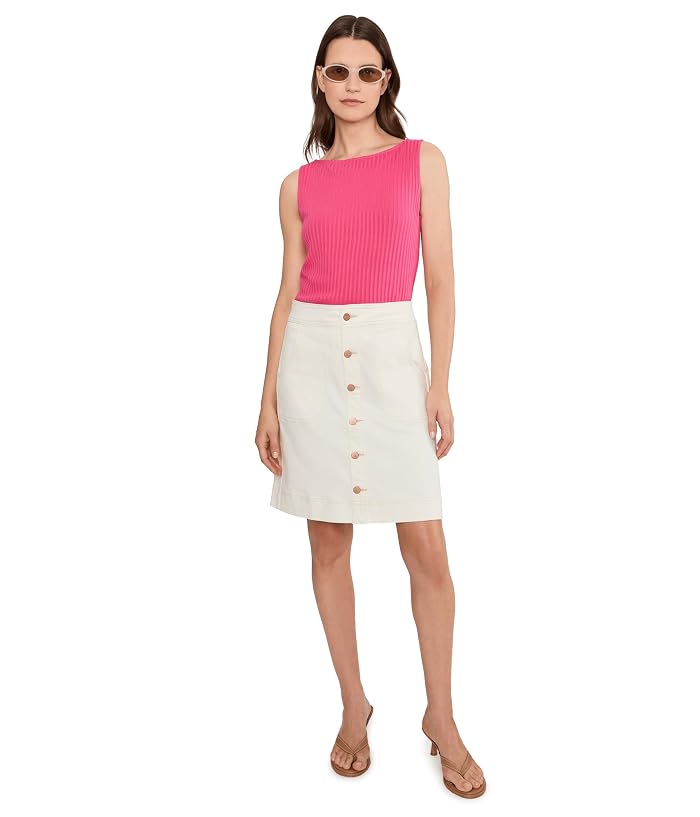 Liverpool Los Angeles Sleeveless Boat Neck Rib Knit Top - Image 2