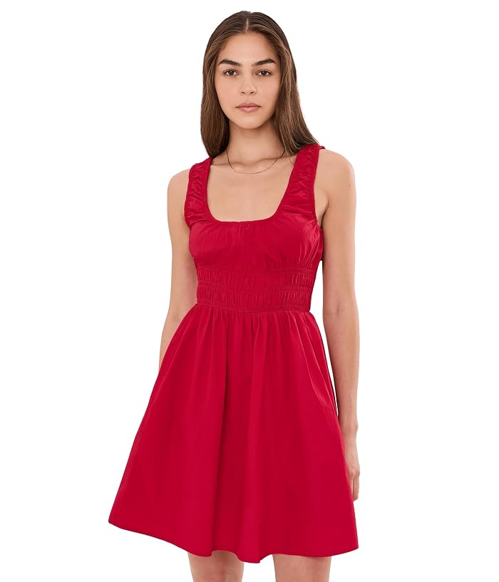 Faherty Coastal Poplin Sunseeker Mini Dress