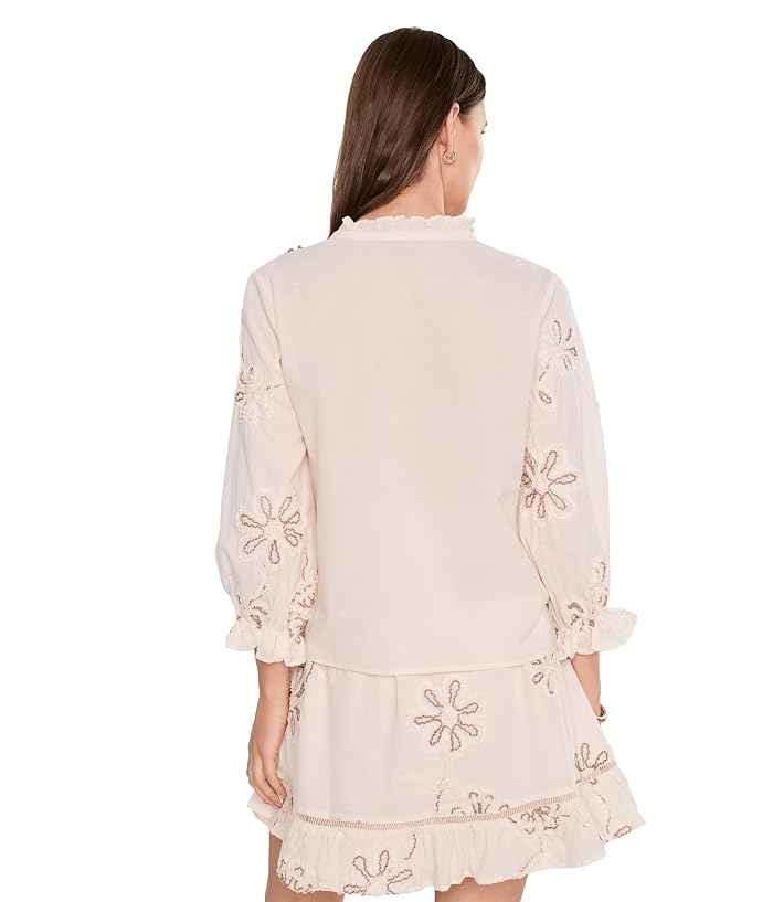 Vince Camuto Split Neck Tie Blouse - Image 4