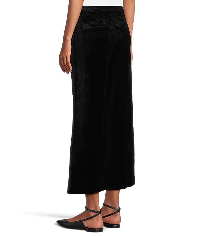 Paige Clean Front Anessa Trouser In Black Overdye - Image 3