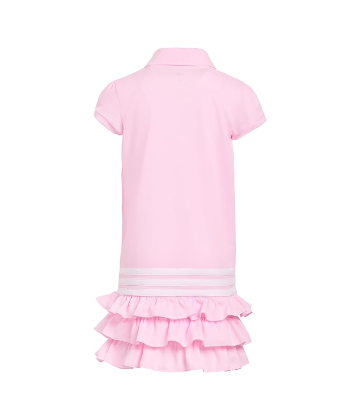 adidas Kids Ruffle Polo Dress (Toddler/Little Kids) - Image 2
