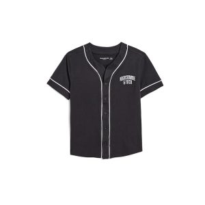 abercrombie kids Piped Baseball Tee (Big Kids)